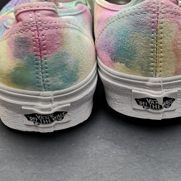 Vans Men's 8.5 or Ladies Size 10 Watercolor Unisex Hand Painted Canvas Sneakers - Picture 8 of 9